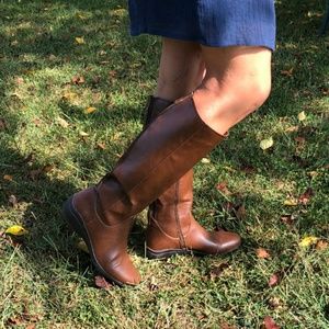 Boots, riding boots, brown